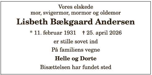 Lisbeth Bækgaard Andersen