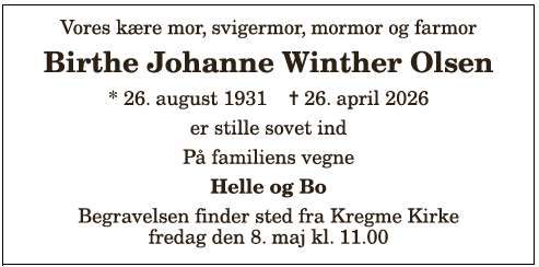 Birthe Johanne Winther Olsen