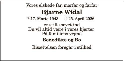 Bjarne Widal - ID 21069
