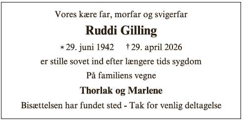 Ruddi Gilling - ID 74137