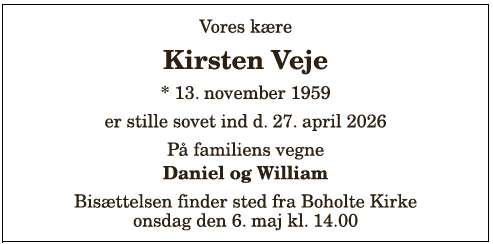 Kirsten Veje - 1210409250