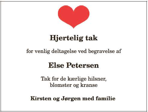 ID: 21082 Else Petersen, takkeann.