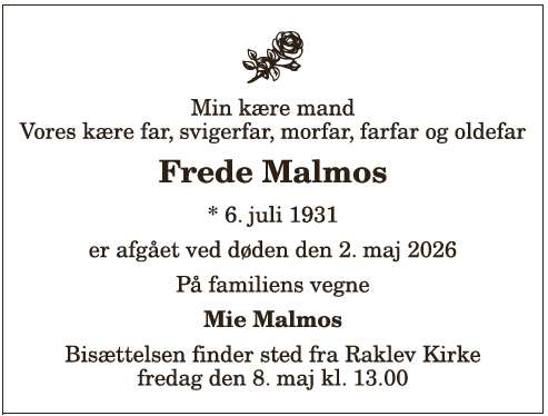 Frede Malmos - 1210409434