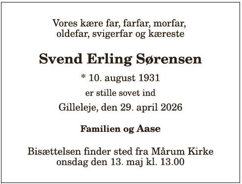 Svend Erling Sørensen - 1210409281