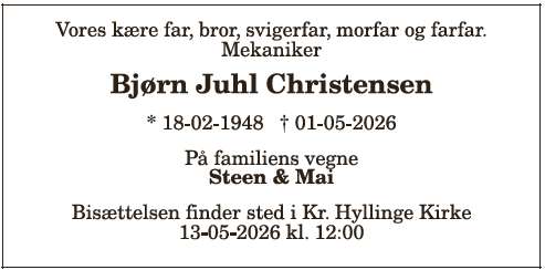 Bjørn Juhl Christensen - ID 21090