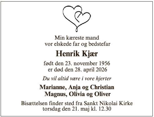 Niels-Henrik Kjær ID: 74300