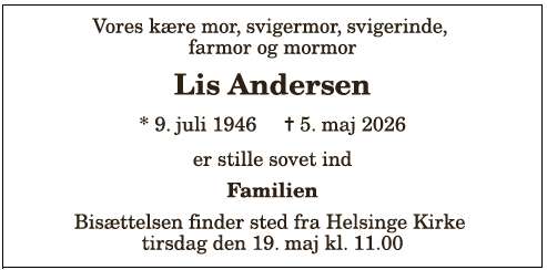 Lis Andersen - 1210409690