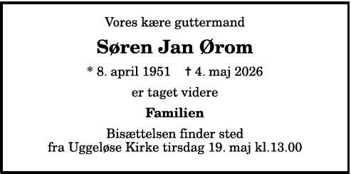 Søren Jan Ørom - 1210409672
