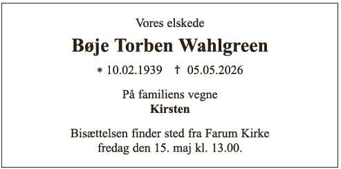 Bøje Torben Wahlgreen