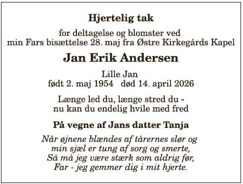 Jan Erik Andersen - 1210409426