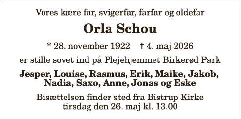 Orla Schou - 1210409783