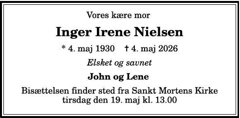 Inger Irene Nielsen - 1210409866
