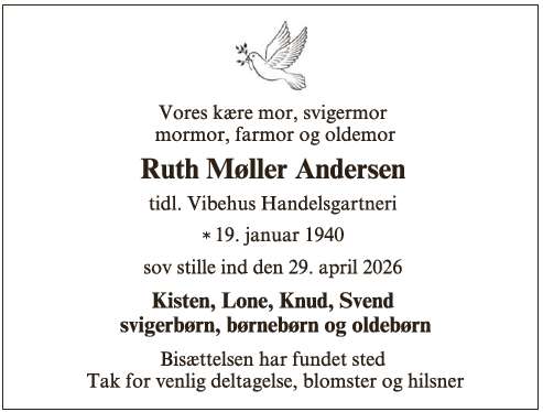 Ruth Møller Andersen ID: 72429