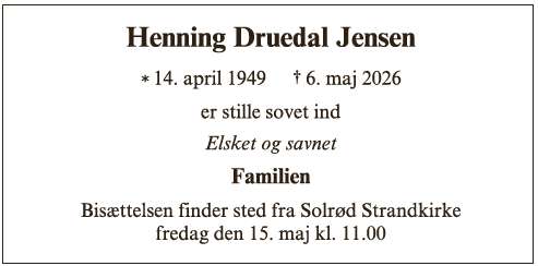 Henning Druedal Jensen ID: 74343