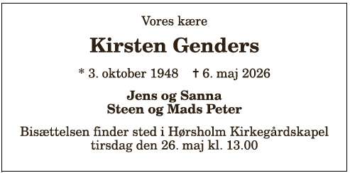 Kirsten Genders - 1210409876