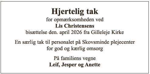 Lis Christensen-Tak
