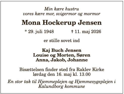 Mona Hockerup Jensen - 1210410304