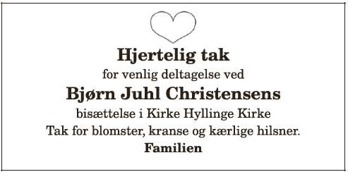 Bjørn Juhl Christensen ID 21268