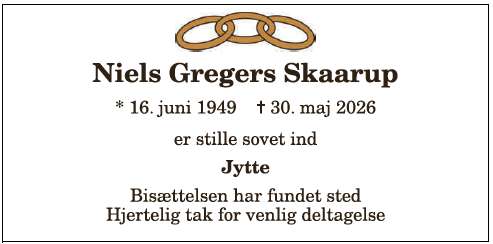 Niels Gregers Skaaup - 1210411988