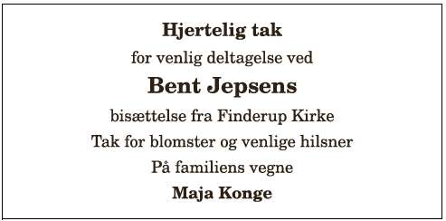 Bent Jepsen - 1210412099