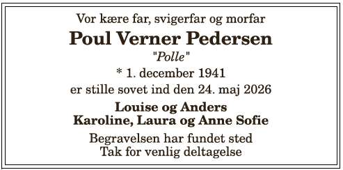 Poul Verner Pedersen - 1210411647
