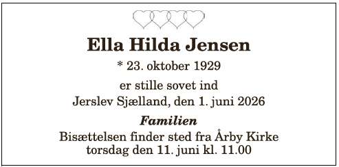 Ella Hilda Jensen - 1210412092