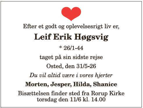 Leif Erik Høgsvig - 1210412248