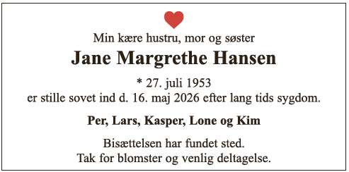 Jane Margrethe Hansen