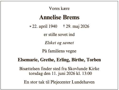 Annelise Brems - ID 75058