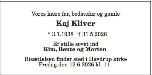 Kaj Kliver - ID 21288