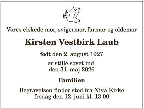 Kirsten Vestbirk Laub - 1210412122