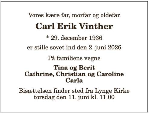 Carl Erik VInther - 1210412330