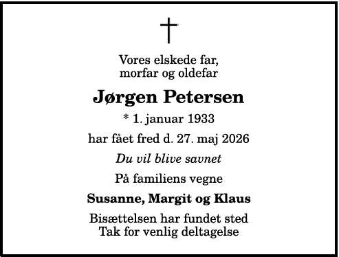 Jørgen Petersen - 1210411781