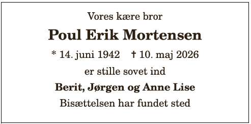 Poul Erik Mortensen - 1210412088