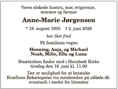 Anne-Marie Jørgensen - 1210412390
