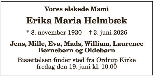 Erika Maria Helmbæk - 1210412313