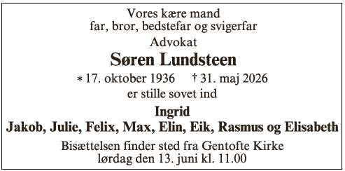 Søren Lundsteen ID 72243
