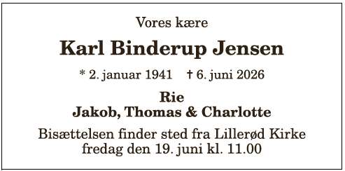 Karl Binderup Jensen - 1210412553