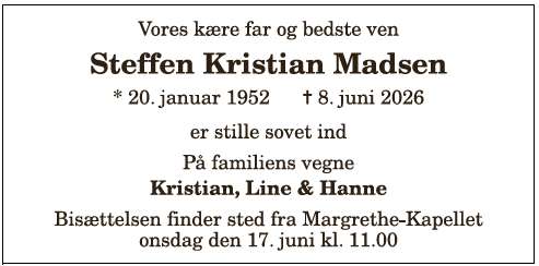 Steffen Kristian Madsen - 1210412763