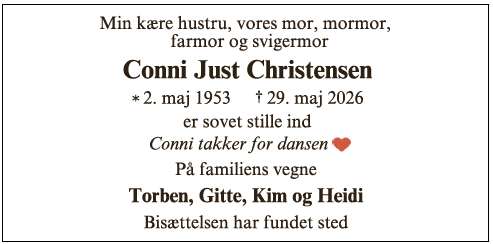 Conni Just Christensen ID 75153