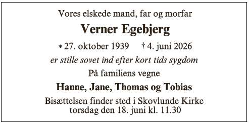 Verner Egebjerg - ID 75371