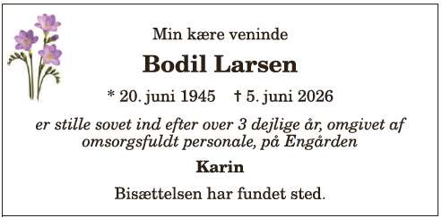 Bodil Larsen - 1210412513