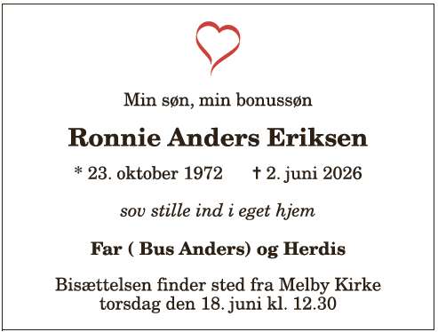 Ronnie Anders Eriksen - 1210412834