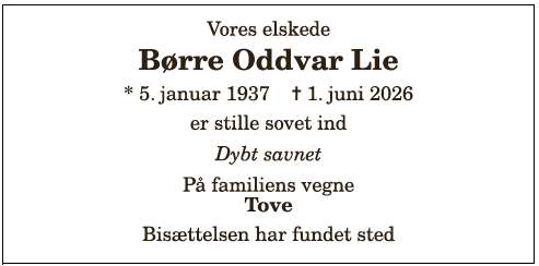 Børre Oddvar Lie -  1210412769