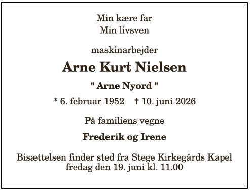 Arne Kurt Nielsen - 1210412909