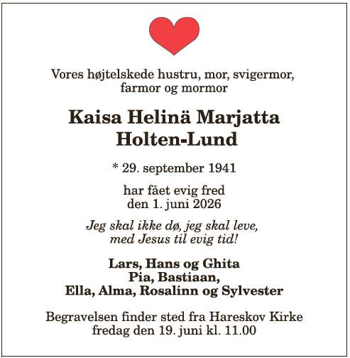 Kaisa H. M. Holten-Lund - 1210412634
