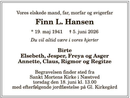 Finn Leif Thomas Hansen - 1210412851