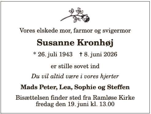 Susanne Kronhøj - 1210412966