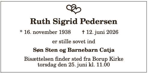 Ruth Sigrid Pedersen - 1210413054
