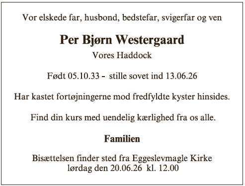 Per Bjørn Westergaard - ID 75647
